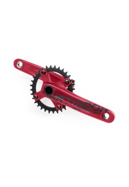 Dartmoor MTB Crank Rock v.2, 32T narrow-wide chainring, with an external bottom bracket, 175mm, Red anod.