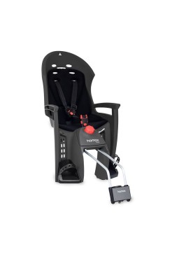 Hamax Siesta bicycle child seat dark grey black