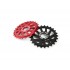 Dartmoor BMX Chainring Peacock alu 6061, 25T, Black anod.