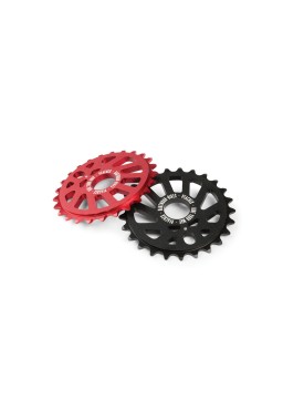 Dartmoor BMX Chainring Peacock alu 6061, 25T, Black anodized