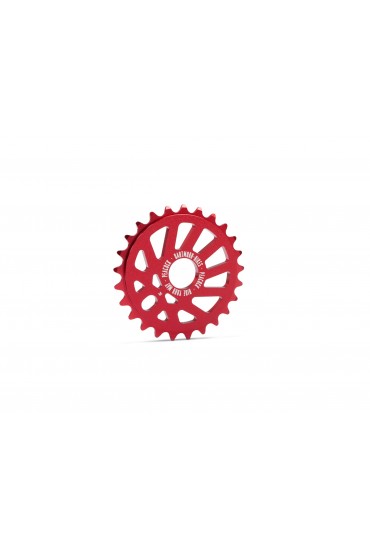 Dartmoor BMX Chainring Peacock alu 6061, 25T, Red anodized