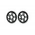 Dartmoor BMX Chainring Star, alu 7075, 23T, Black anodized