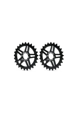 Dartmoor BMX Chainring Star, alu 7075, 23T, Black anodized