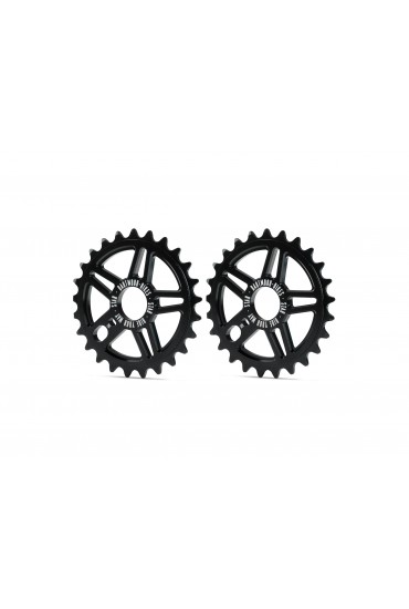 Dartmoor BMX Chainring Star, alu 7075, 23T, Black anodized