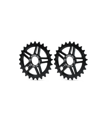 Dartmoor BMX Chainring Star, alu 7075, 28T, Black anodized