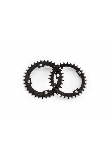 Dartmoor MTB Chainring Trail Intro, narrow-wide, steel, 28T, BCD 76, Black