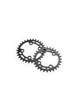 Dartmoor MTB Chainring Trail Intro, narrow-wide, steel, 28T, BCD 76, Black