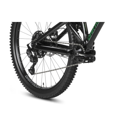 Rower Dartmoor Blackbird Intro 29, Czarny/Forest Green połysk, XLarge