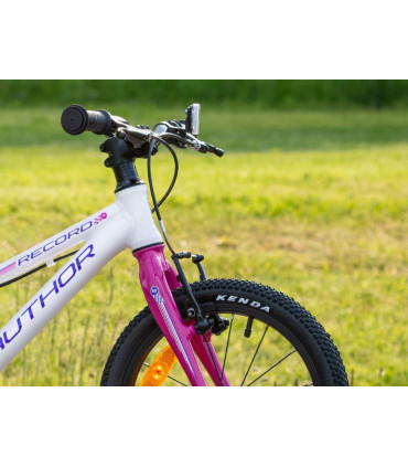 Author Record 16 – white-pink kids bike