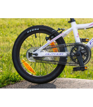Author Record 16 – white-pink kids bike