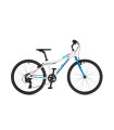 Rower młodzieżowy Author ULTIMA 24 12,5" biało-błękitny + eBon 50 zł
