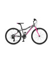 Rower młodzieżowy Author ULTIMA 24 12,5" grafitowo-różowy + eBon 50 zł