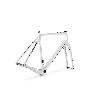 Accent Freak Carbon – biała rama gravel Large carbon
