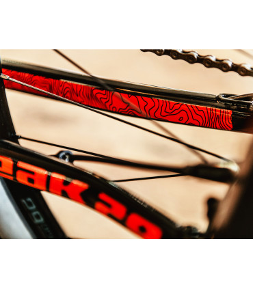 Rama ACCENT MTB 29" Peak Boost czarno-czerwona, M, boost 148x12 mm