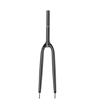 Accent 1" Road Fork – 700C Threaded – Steel Black