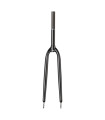 Accent 1" 700C Road Fork Threaded Black Steel