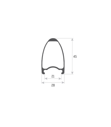 SHOT Carbon Elite – ultralight 700C rim