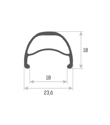 Accent Rockrider – 27.5 MTB rim 32H – agile & durable