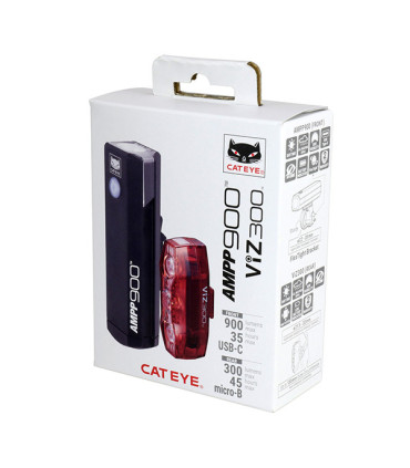 CatEye AMPP 900 / VIZ300 – premium bike lights