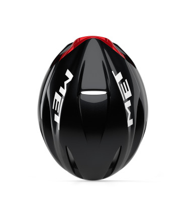 MET Manta MIPS – bold glossy black-red road helmet