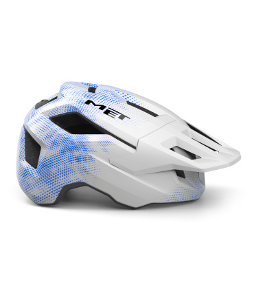 MET Shelter Youth MIPS – Youth MTB Helmet White-Blue