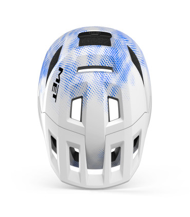 MET Shelter Youth MIPS – Youth MTB Helmet White-Blue