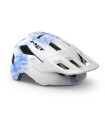 MET Shelter Youth Helmet White-Blue Matte Unismall