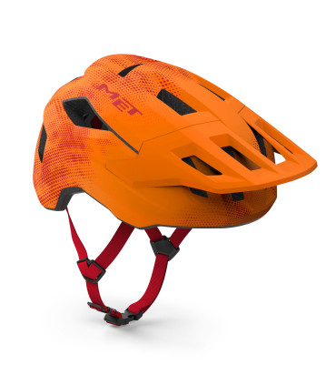 MET Shelter Youth – kask dziecięcy na rower w ognistych kolorach