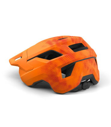MET Shelter Youth – Orange Red Kids Bike Helmet