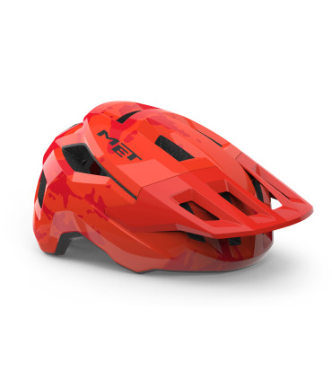 MET Shelter Youth – Glossy Red Kids Bike Helmet