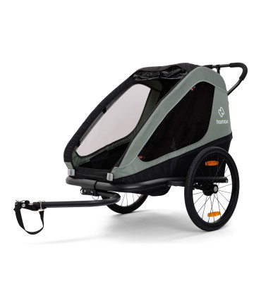 Hamax Traveller Twin khaki – przygoda dla dwójki