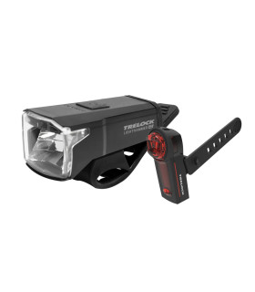 Trelock LS 440 + LS 740 – zestaw lamp USB z funkcją hamowania