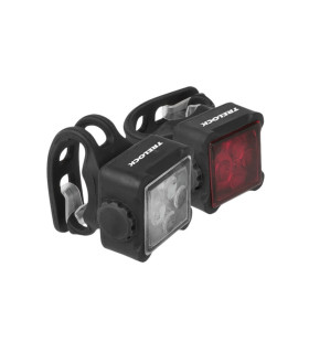 Trelock LS 260 SQUARE-LINE – zestaw lamp USB