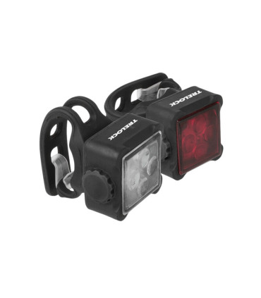 Trelock LS 260 SQUARE-LINE – zestaw lamp USB