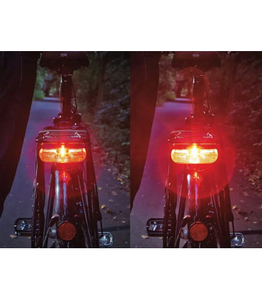 Trelock LS 614 – tylna lampa e-bike z funkcją STOP