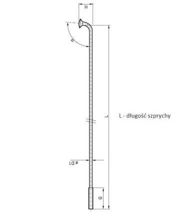 Szprychy Pillar 250mm Nierdzewne, Srebrne, 18 szt.
