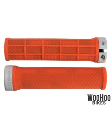 Chwyty Kierownicy VELO Skręcane Pomarańczowe