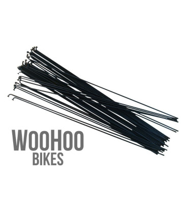 SLE Spokes 278mm Steel, Black 36pcs.