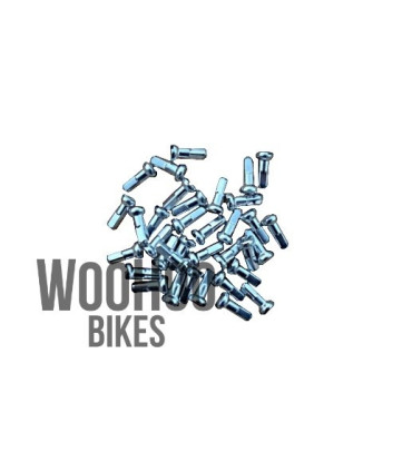 PILLAR Nipples Alloy 14mm x 36 pcs. Silver