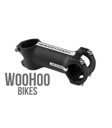 ACCENT Seventeen Handlebar Stem, 100 mm x 31.8 mm, 17 degrees, Black