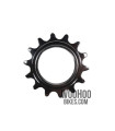 NOVATEC 14T 3/32 Track, Road, Fixed Gear Hub Cog, Silver