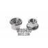 Hub Axle Nut HBT30 M10 with a movable flange 10mm, 3/8" - 2 pieces