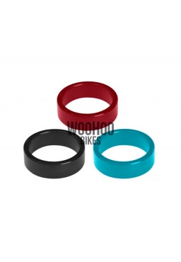 ACCENT Headset Spacers 1-1/8" 10mm Alluminium Red