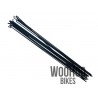 Pillar 284mm Stainless Steel Spokes, Black 18pcs.