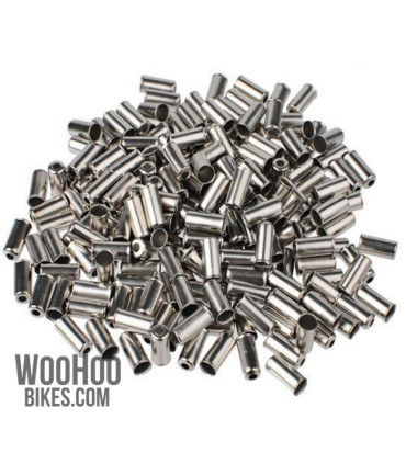 Prox Lined Ferrule, Brake Cable Ends Black x 2