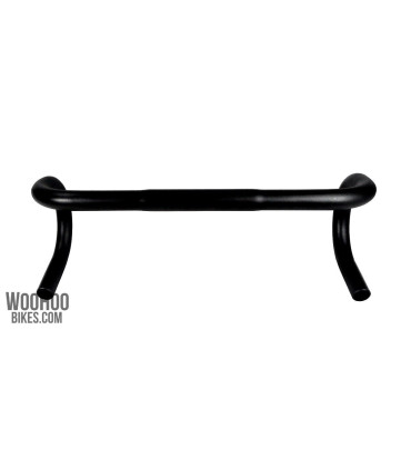 ZOOM DR-AL-123BT Alloy Handlebar, 25.4 x 440mm, Road Track, Black