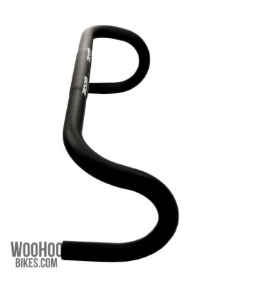 ZOOM DR-AL-123BT Alloy Handlebar, 25.4 x 420mm, Road Track, Black