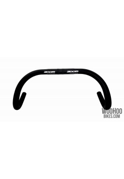 ZOOM DR-AL-130 Alloy Handlebar, 440 x 25.4mm, Fixed Gear Track Road Bicycles, Black