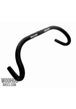 ZOOM DR-AL-130 Alloy Handlebar, 440 x 25.4mm, Fixed Gear Track Road Bicycles, Black