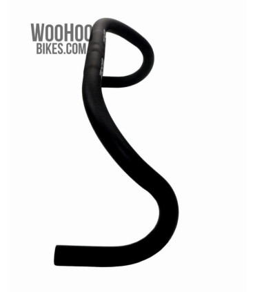 ZOOM DR-AL-130 Alloy Handlebar, 440 x 25.4mm, Fixed Gear Track Road Bicycles, Black